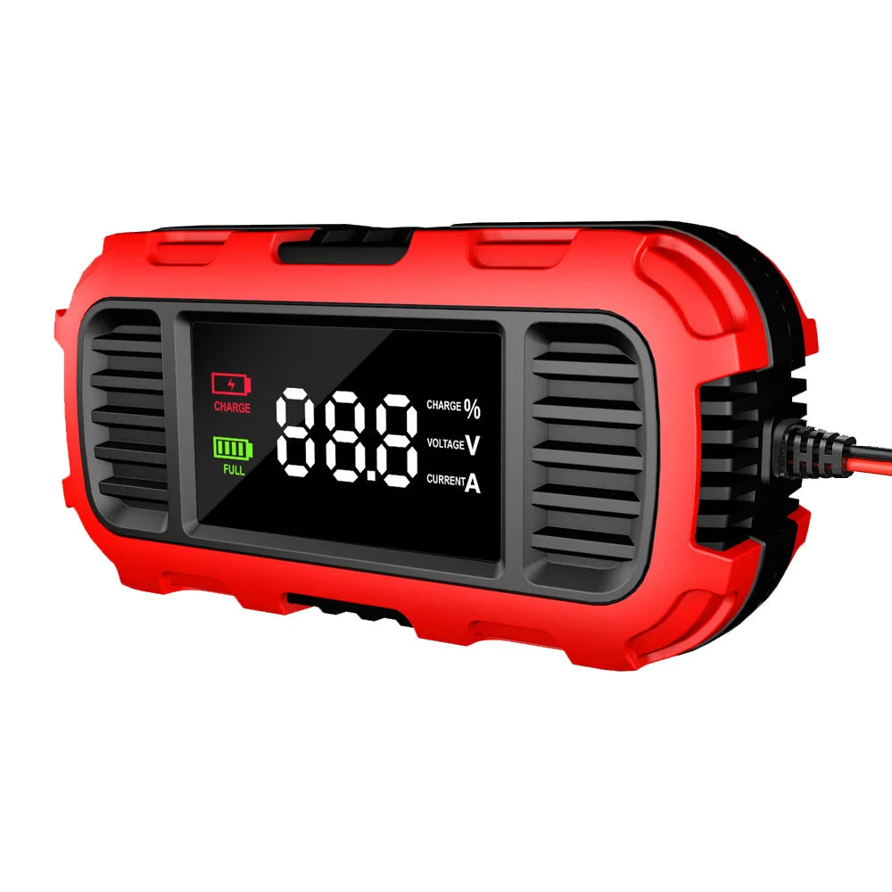 Smart Battery Charger For Lead-Acid Battery Charger Battery Maintenance For Car Motorcycle Scooter Battery Charging Digital